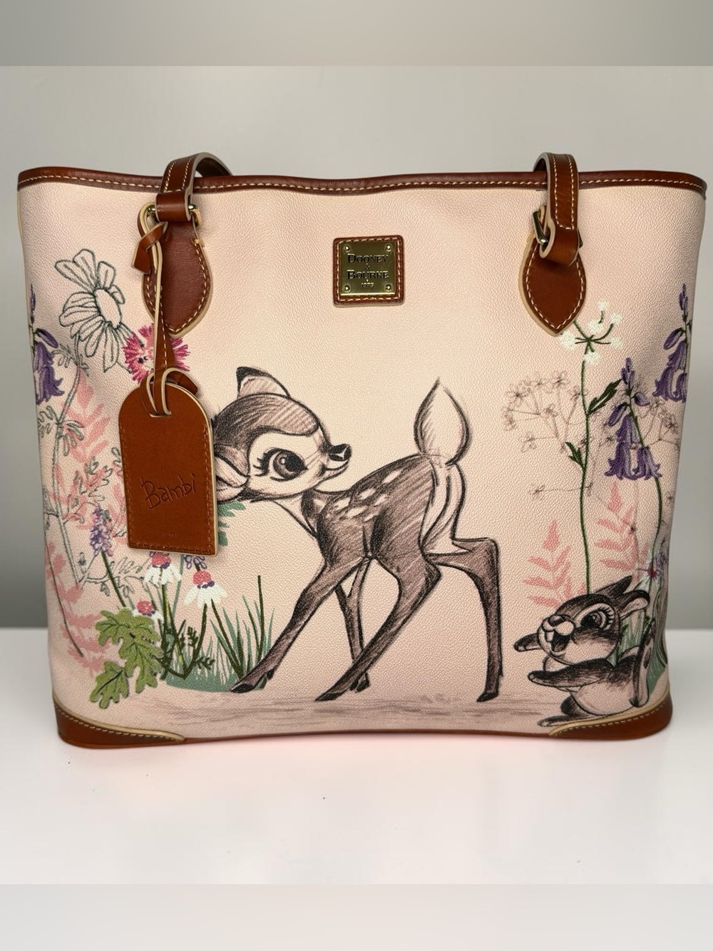 Disney Dooney & Bourke Bambi 75th Anniversary Tote 2017 Mint